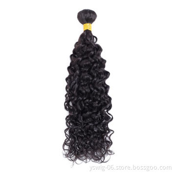 XCCOCO 8A Water Wave Raw Virgin Brazilian Human Hair Extension Bundles For Sale Double Weft Hair Supplier In China Drop Ship
